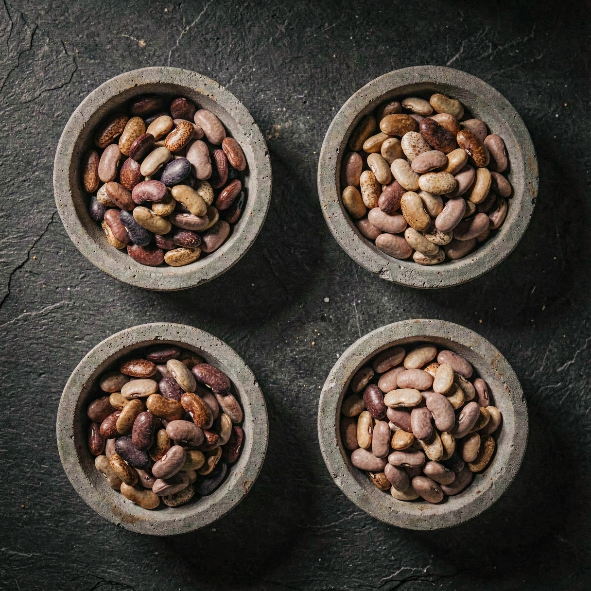 Variedade de leguminosas locais